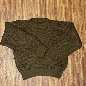 100% merino wool sweater